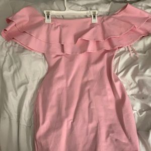 Revolve size small pink bodycon dress